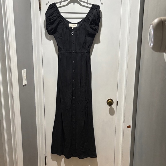 MARA HOFFMAN swim Beatrix maxi button down dress coverup - Picture 2 of 11